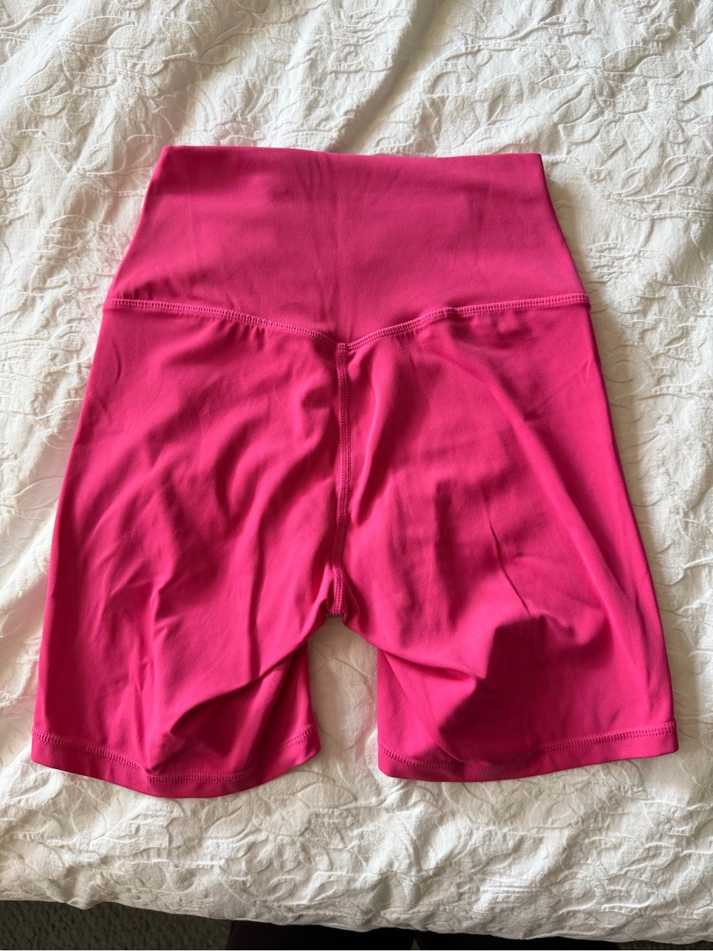 High-Waist Pink Women’s Bike Shorts